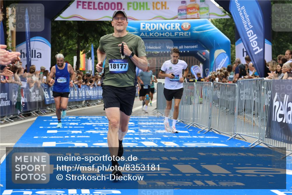 29.06.2025 - hella hamburg halbmarathon Strokosch-Dieckow http://msf.ph/oto/8353181 29.06.2025 10:31:07 Ziel 3201, 5826, 10017, 10298, 10929, 12232, 13754, 14450, 18177 meine-sportfotos.de