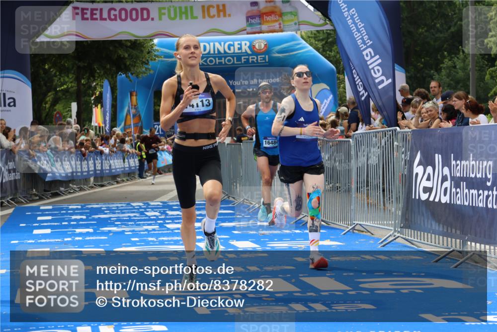 29.06.2025 - hella hamburg halbmarathon Strokosch-Dieckow http://msf.ph/oto/8378282 29.06.2025 10:25:13 Ziel 8376, 11994, 13913, 14113, 16484 meine-sportfotos.de