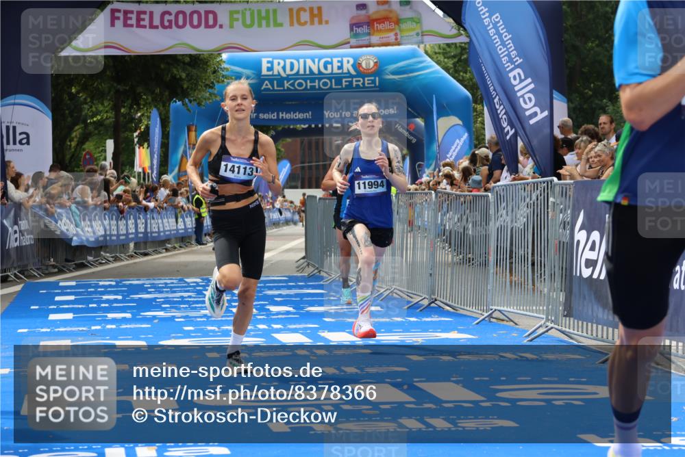 29.06.2025 - hella hamburg halbmarathon Strokosch-Dieckow http://msf.ph/oto/8378366 29.06.2025 10:25:13 Ziel 8376, 11994, 13913, 14113, 16484 meine-sportfotos.de