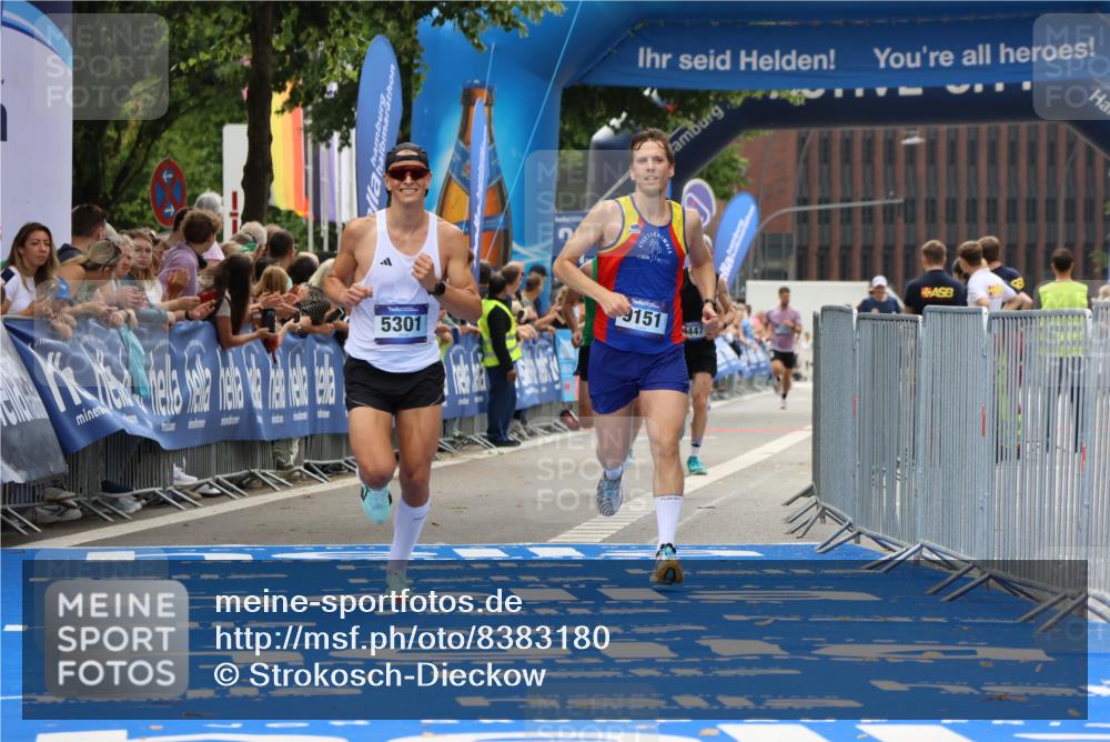 29.06.2025 - hella hamburg halbmarathon Strokosch-Dieckow http://msf.ph/oto/8383180 29.06.2025 10:23:39 Ziel 5301, 6699, 7834, 9151, 16169 meine-sportfotos.de