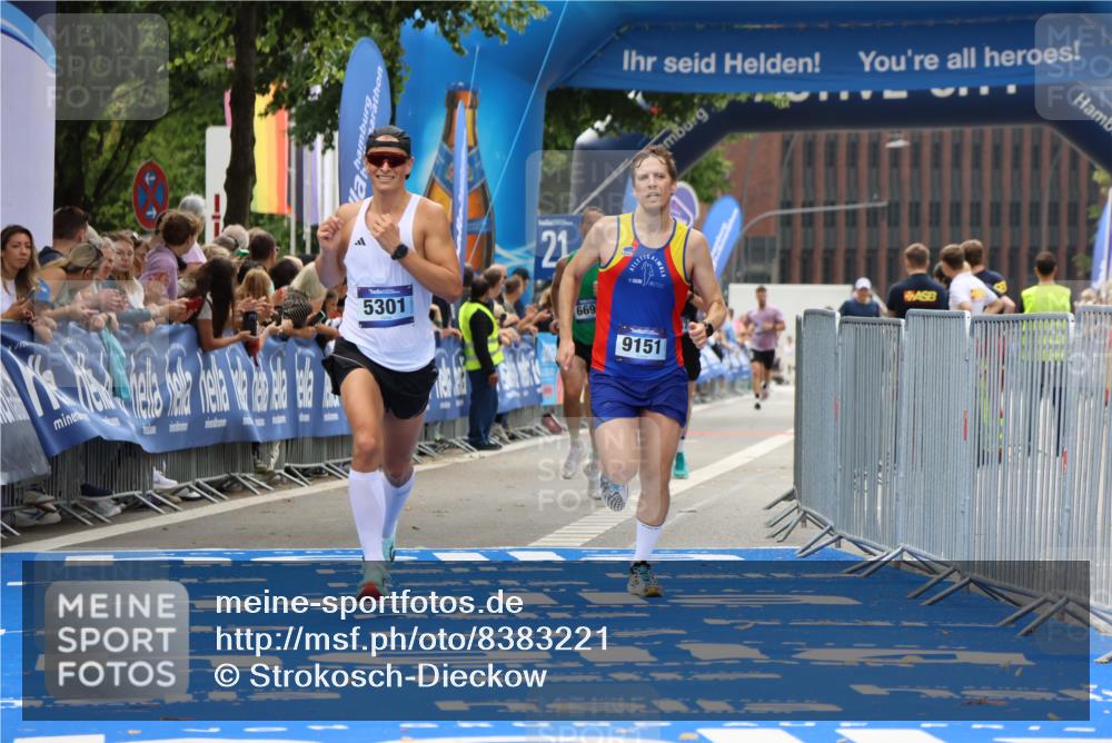 29.06.2025 - hella hamburg halbmarathon Strokosch-Dieckow http://msf.ph/oto/8383221 29.06.2025 10:23:39 Ziel 5301, 6699, 7834, 9151, 16169 meine-sportfotos.de
