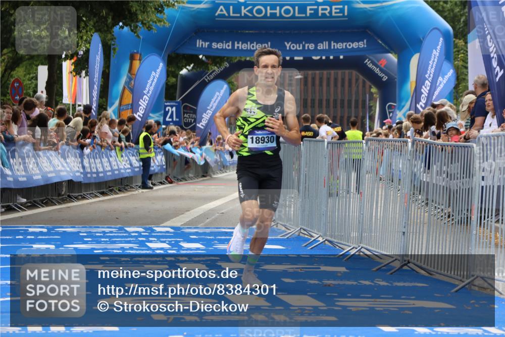29.06.2025 - hella hamburg halbmarathon Strokosch-Dieckow http://msf.ph/oto/8384301 29.06.2025 10:23:07 Ziel 4128, 7862, 18930 meine-sportfotos.de