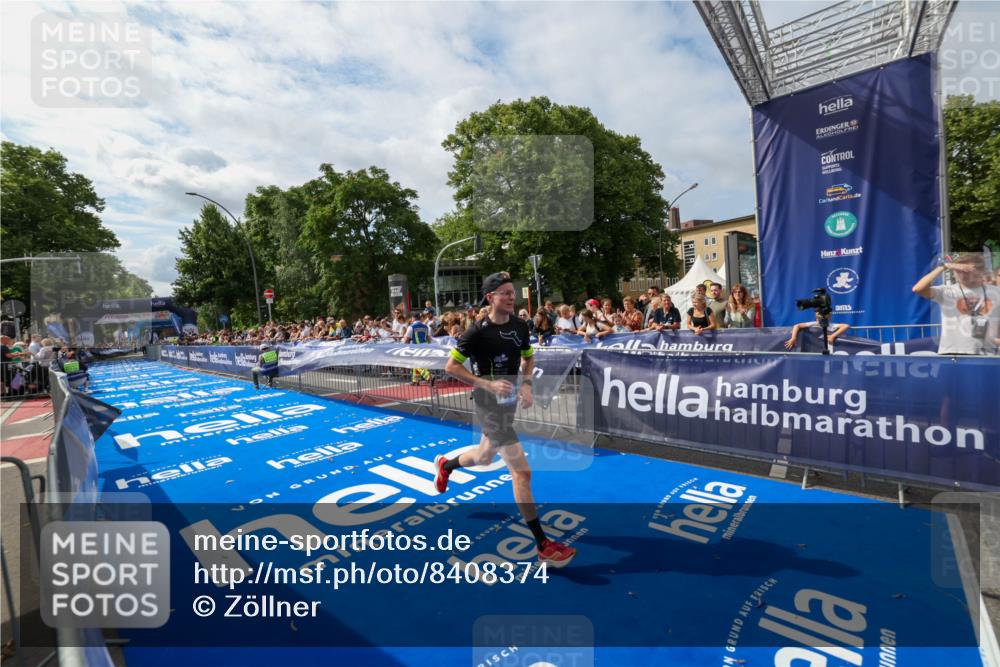 29.06.2025 - hella hamburg halbmarathon Zöllner http://msf.ph/oto/8408374 29.06.2025 10:17:28 Ziel 18694 meine-sportfotos.de