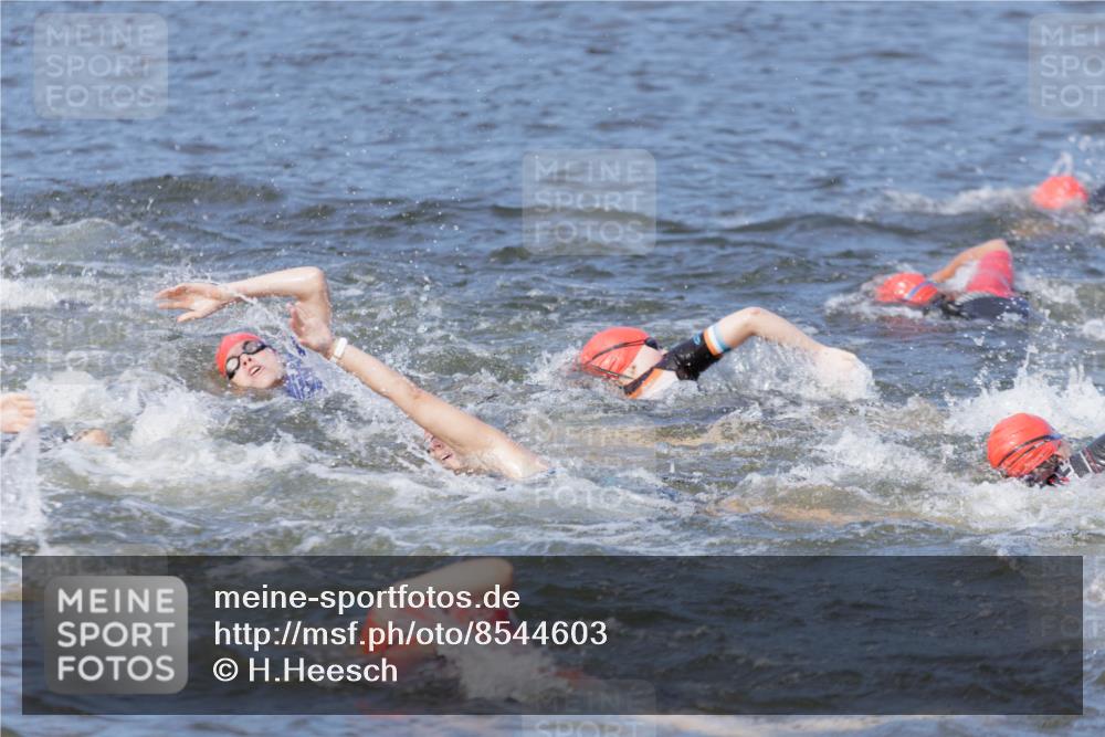 10.08.2025 - GEWOBA Citytriathlon Bremen H.Heesch http://msf.ph/oto/8544603 10.08.2025 10:03:59 Schwimmen  meine-sportfotos.de