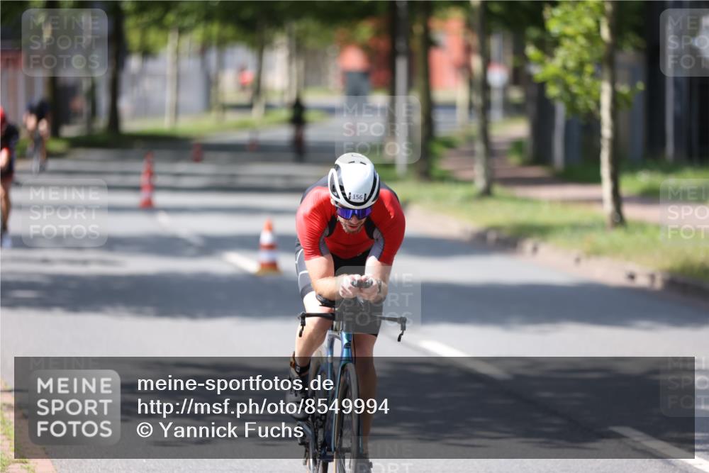 10.08.2025 - GEWOBA Citytriathlon Bremen Yannick Fuchs http://msf.ph/oto/8549994 10.08.2025 14:11:55 Radfahren 12, 156, 168 meine-sportfotos.de