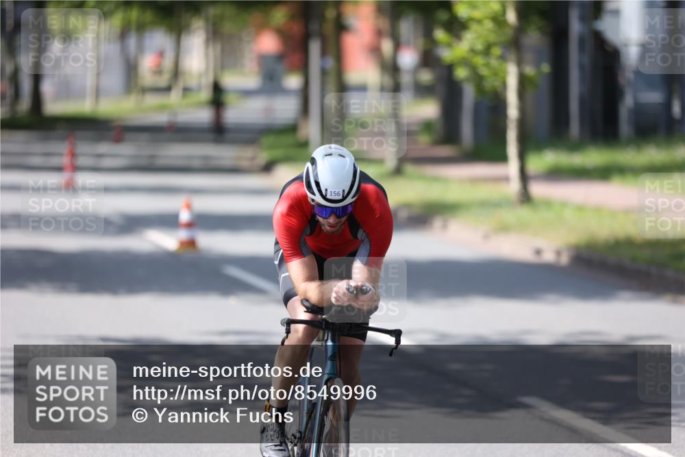 10.08.2025 - GEWOBA Citytriathlon Bremen Yannick Fuchs http://msf.ph/oto/8549996 10.08.2025 14:11:55 Radfahren 12, 156, 168 meine-sportfotos.de