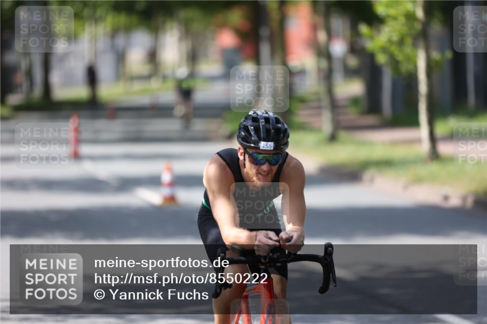 10.08.2025 - GEWOBA Citytriathlon Bremen Yannick Fuchs http://msf.ph/oto/8550222 10.08.2025 14:12:44 Radfahren 66, 117, 148, 155 meine-sportfotos.de