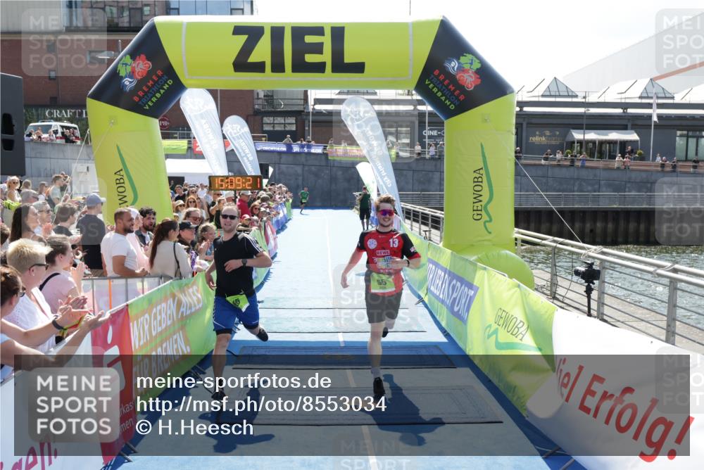 10.08.2025 - GEWOBA Citytriathlon Bremen H.Heesch http://msf.ph/oto/8553034 10.08.2025 15:09:25 Ziel 55, 66 meine-sportfotos.de