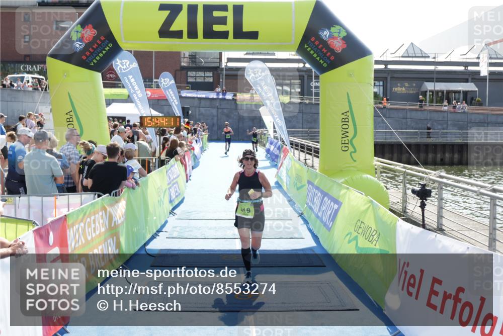 10.08.2025 - GEWOBA Citytriathlon Bremen H.Heesch http://msf.ph/oto/8553274 10.08.2025 15:44:15 Ziel 519 meine-sportfotos.de