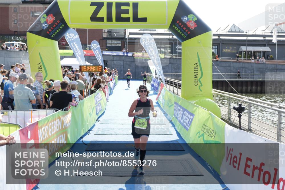 10.08.2025 - GEWOBA Citytriathlon Bremen H.Heesch http://msf.ph/oto/8553276 10.08.2025 15:44:16 Ziel 149, 519 meine-sportfotos.de