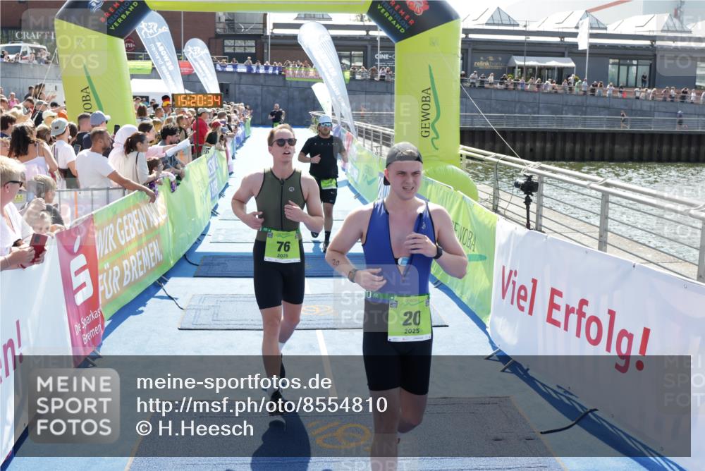10.08.2025 - GEWOBA Citytriathlon Bremen H.Heesch http://msf.ph/oto/8554810 10.08.2025 15:20:38 Ziel 20, 47, 50, 69, 76 meine-sportfotos.de