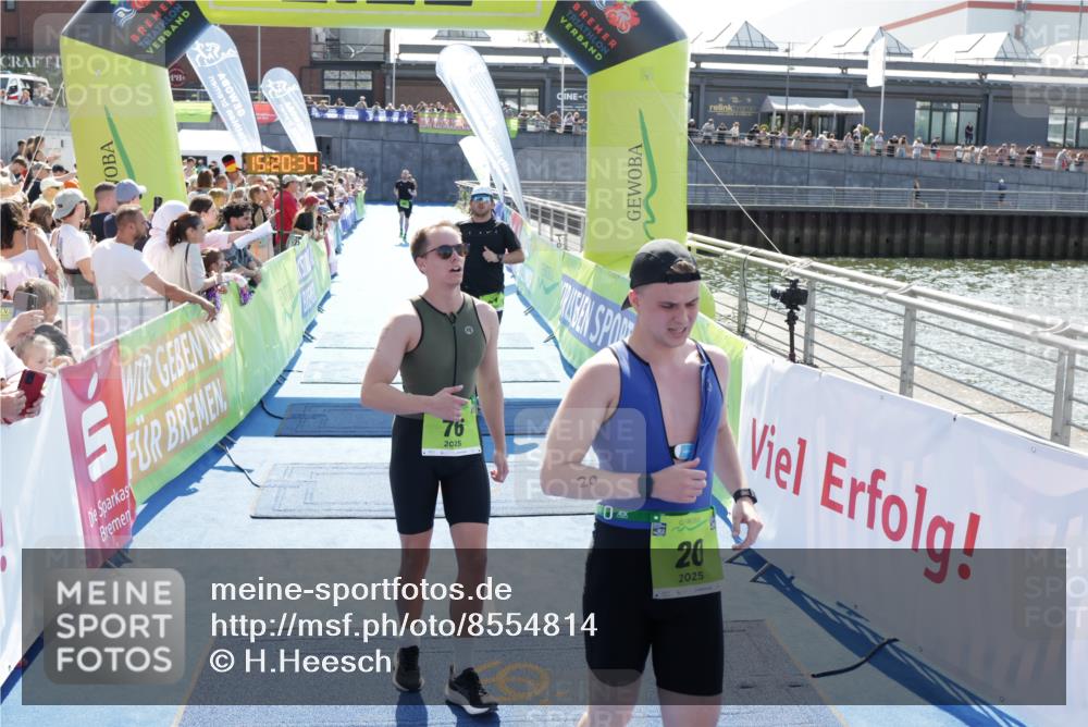 10.08.2025 - GEWOBA Citytriathlon Bremen H.Heesch http://msf.ph/oto/8554814 10.08.2025 15:20:38 Ziel 20, 47, 50, 69, 76 meine-sportfotos.de