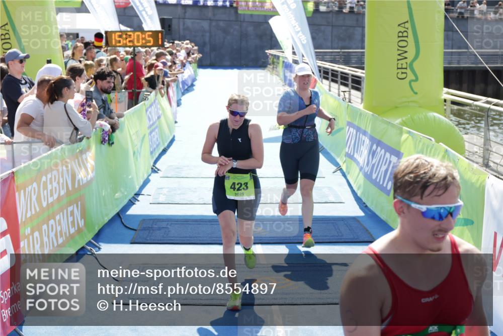 10.08.2025 - GEWOBA Citytriathlon Bremen H.Heesch http://msf.ph/oto/8554897 10.08.2025 15:20:55 Ziel 30, 314, 353, 423, 436 meine-sportfotos.de