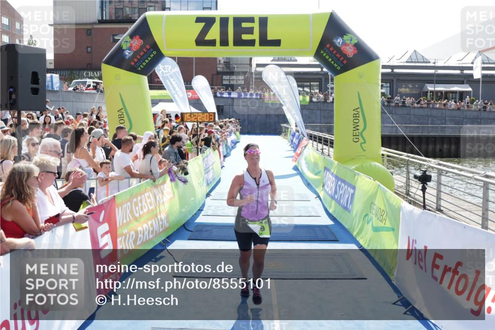 10.08.2025 - GEWOBA Citytriathlon Bremen H.Heesch http://msf.ph/oto/8555101 10.08.2025 15:22:07 Ziel 479 meine-sportfotos.de