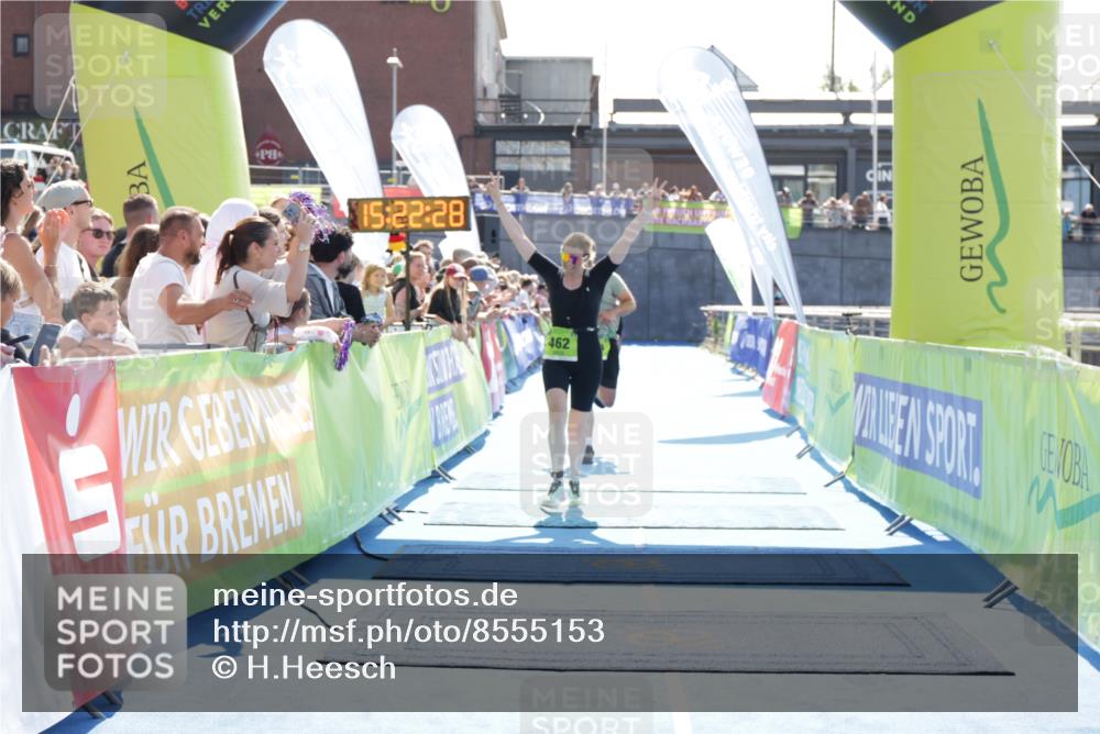10.08.2025 - GEWOBA Citytriathlon Bremen H.Heesch http://msf.ph/oto/8555153 10.08.2025 15:22:32 Ziel 124, 462 meine-sportfotos.de