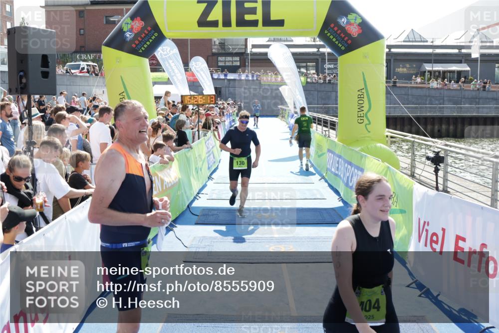 10.08.2025 - GEWOBA Citytriathlon Bremen H.Heesch http://msf.ph/oto/8555909 10.08.2025 15:26:17 Ziel 130, 205, 303, 404 meine-sportfotos.de