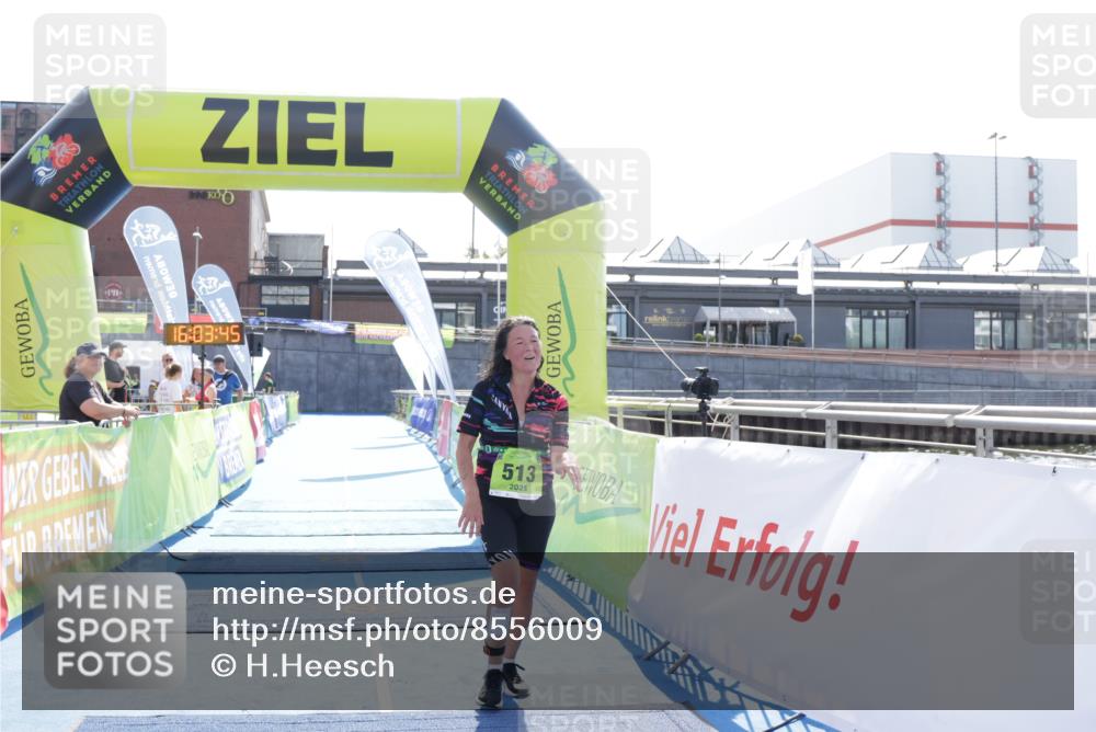 10.08.2025 - GEWOBA Citytriathlon Bremen H.Heesch http://msf.ph/oto/8556009 10.08.2025 16:03:49 Ziel 513 meine-sportfotos.de