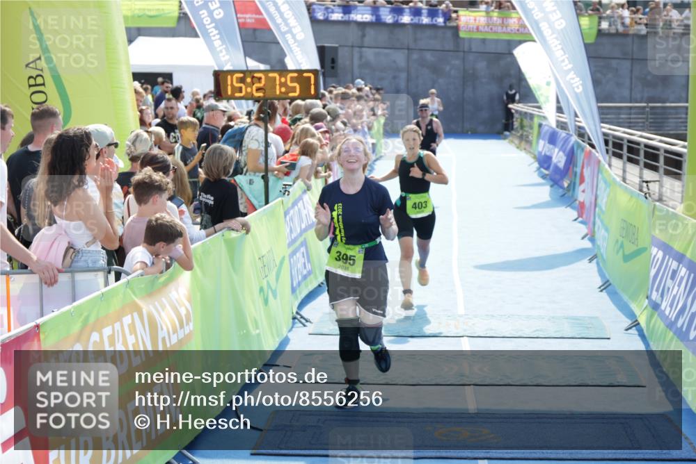 10.08.2025 - GEWOBA Citytriathlon Bremen H.Heesch http://msf.ph/oto/8556256 10.08.2025 15:28:01 Ziel 283, 395, 403 meine-sportfotos.de