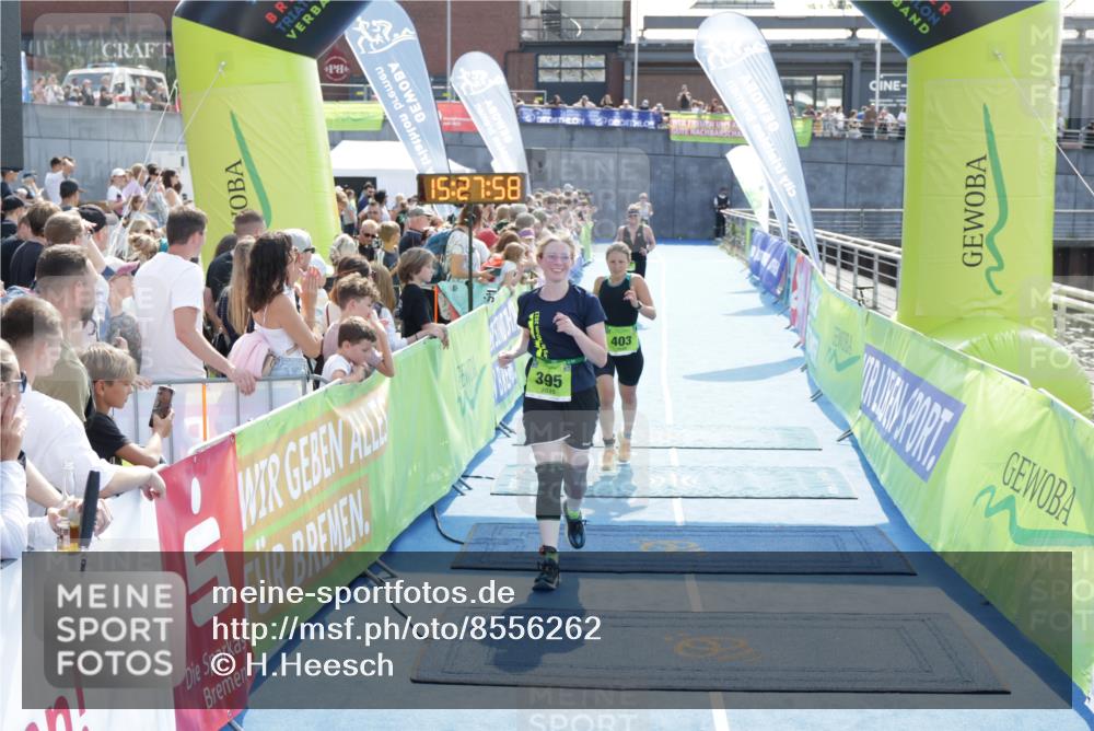 10.08.2025 - GEWOBA Citytriathlon Bremen H.Heesch http://msf.ph/oto/8556262 10.08.2025 15:28:01 Ziel 283, 395, 403 meine-sportfotos.de