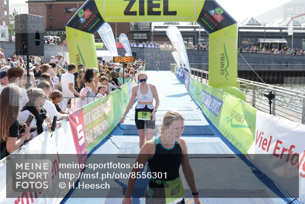 10.08.2025 - GEWOBA Citytriathlon Bremen H.Heesch http://msf.ph/oto/8556301 10.08.2025 15:28:13 Ziel 78, 283 meine-sportfotos.de