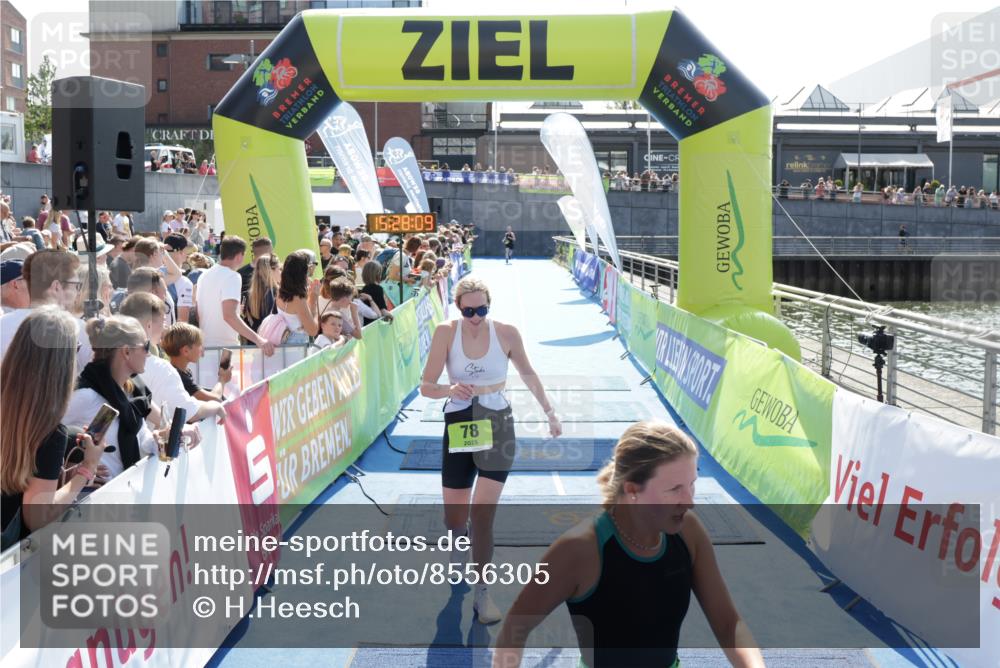 10.08.2025 - GEWOBA Citytriathlon Bremen H.Heesch http://msf.ph/oto/8556305 10.08.2025 15:28:13 Ziel 78, 283 meine-sportfotos.de