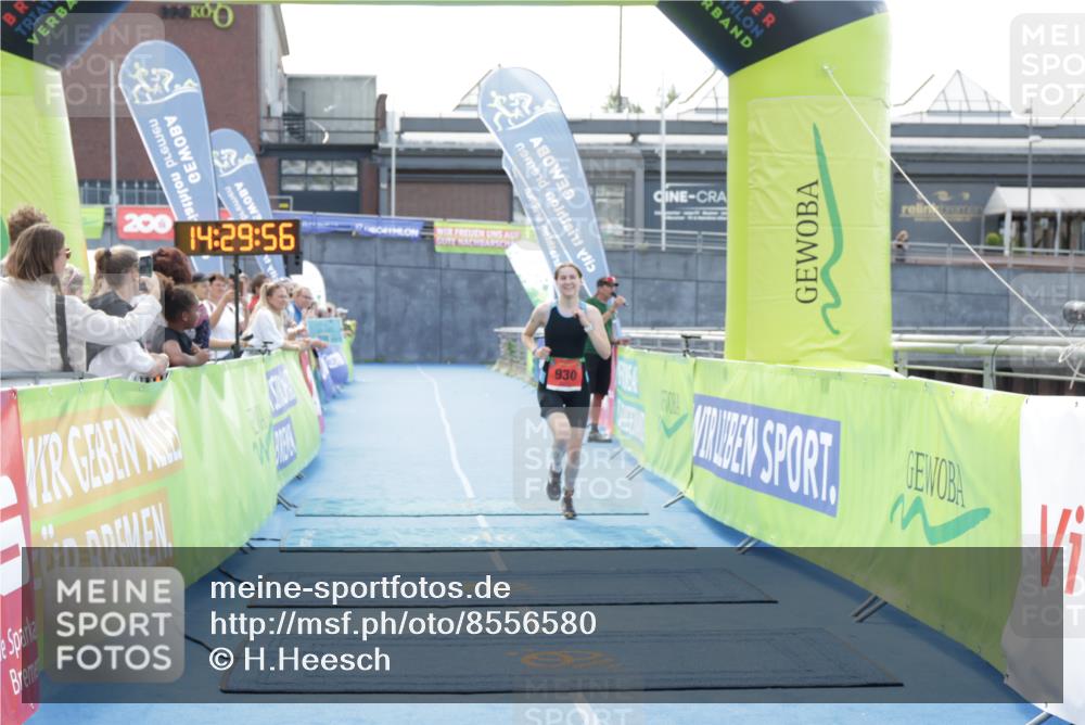 10.08.2025 - GEWOBA Citytriathlon Bremen H.Heesch http://msf.ph/oto/8556580 10.08.2025 14:30:00 Ziel 930 meine-sportfotos.de