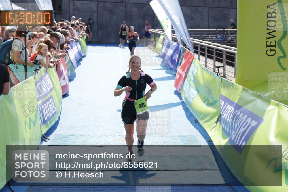 10.08.2025 - GEWOBA Citytriathlon Bremen H.Heesch http://msf.ph/oto/8556621 10.08.2025 15:30:04 Ziel 221, 487 meine-sportfotos.de