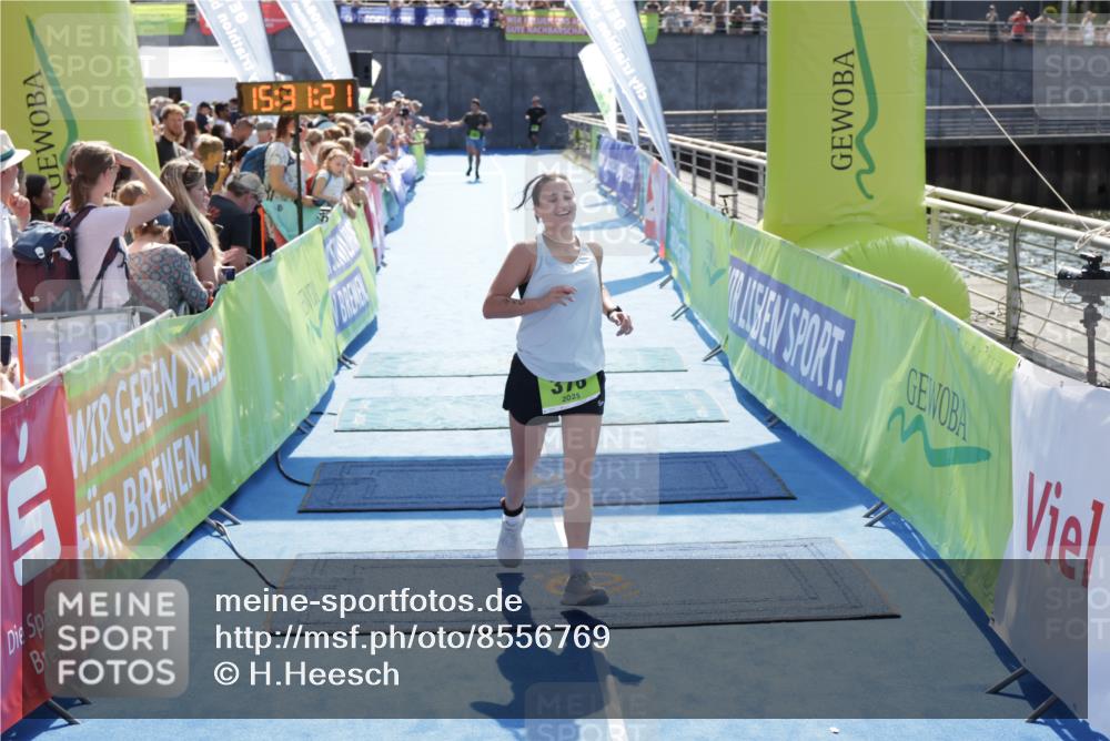 10.08.2025 - GEWOBA Citytriathlon Bremen H.Heesch http://msf.ph/oto/8556769 10.08.2025 15:31:25 Ziel 376 meine-sportfotos.de