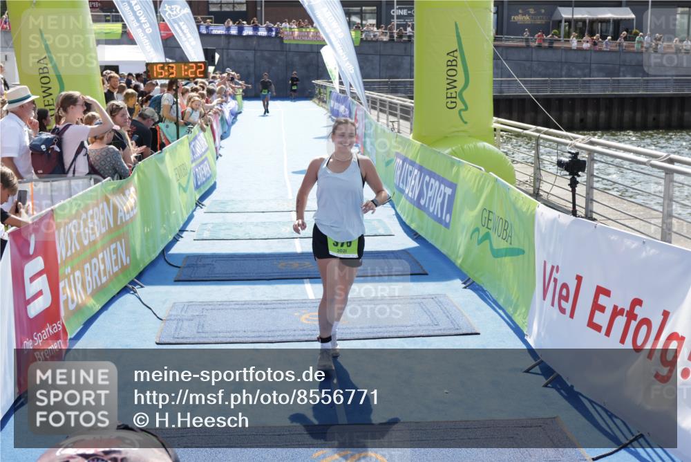 10.08.2025 - GEWOBA Citytriathlon Bremen H.Heesch http://msf.ph/oto/8556771 10.08.2025 15:31:26 Ziel 376 meine-sportfotos.de