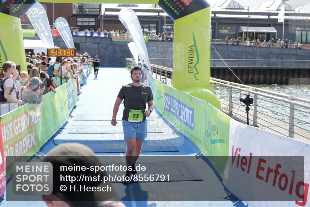 10.08.2025 - GEWOBA Citytriathlon Bremen H.Heesch http://msf.ph/oto/8556791 10.08.2025 15:31:34 Ziel 73 meine-sportfotos.de