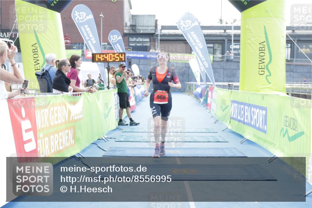 10.08.2025 - GEWOBA Citytriathlon Bremen H.Heesch http://msf.ph/oto/8556995 10.08.2025 14:40:58 Ziel 968 meine-sportfotos.de