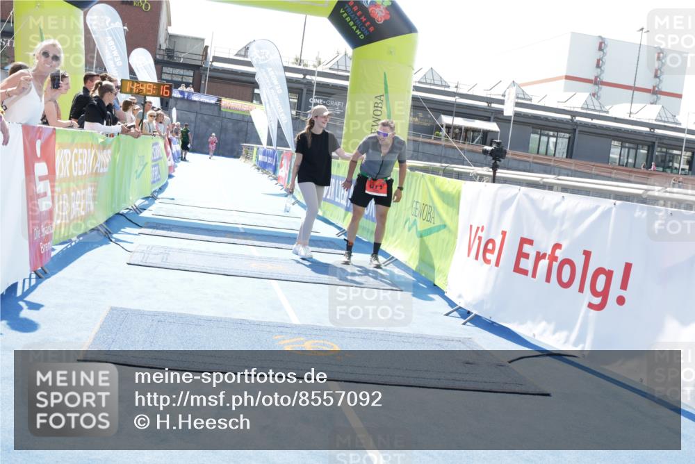 10.08.2025 - GEWOBA Citytriathlon Bremen H.Heesch http://msf.ph/oto/8557092 10.08.2025 14:49:20 Ziel 671 meine-sportfotos.de