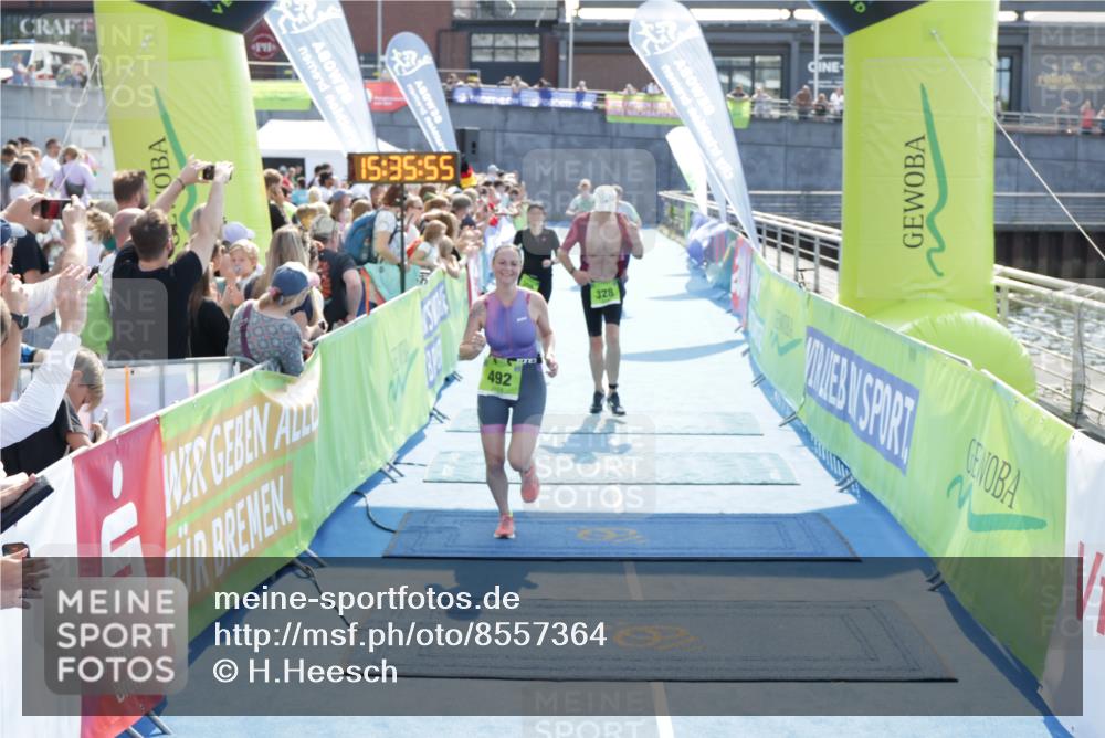 10.08.2025 - GEWOBA Citytriathlon Bremen H.Heesch http://msf.ph/oto/8557364 10.08.2025 15:35:59 Ziel 320, 328, 356, 410, 429, 492 meine-sportfotos.de
