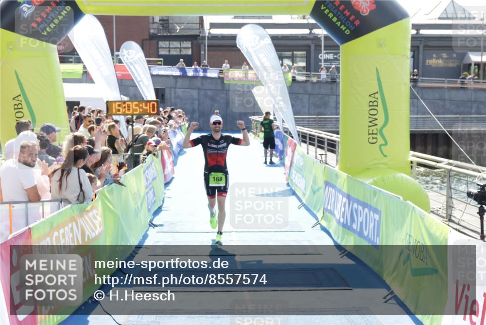 10.08.2025 - GEWOBA Citytriathlon Bremen H.Heesch http://msf.ph/oto/8557574 10.08.2025 15:05:44 Ziel 25, 168 meine-sportfotos.de