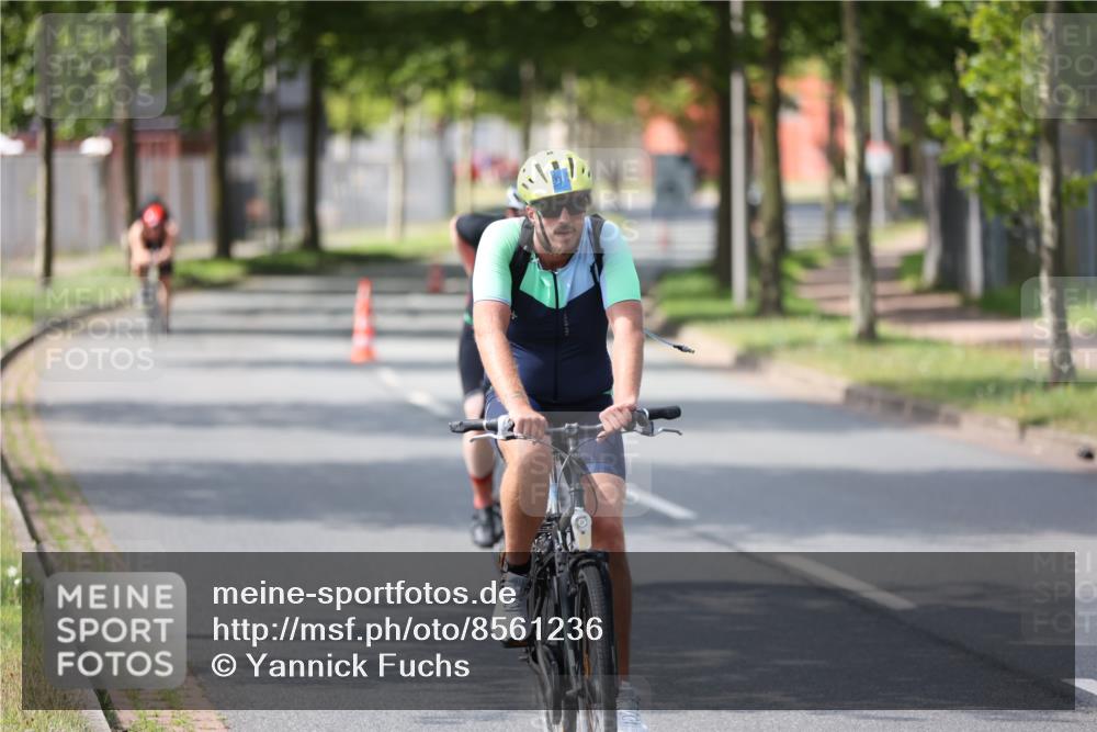 10.08.2025 - GEWOBA Citytriathlon Bremen Yannick Fuchs http://msf.ph/oto/8561236 10.08.2025 14:21:51 Radfahren 140, 160, 211, 283, 334 meine-sportfotos.de