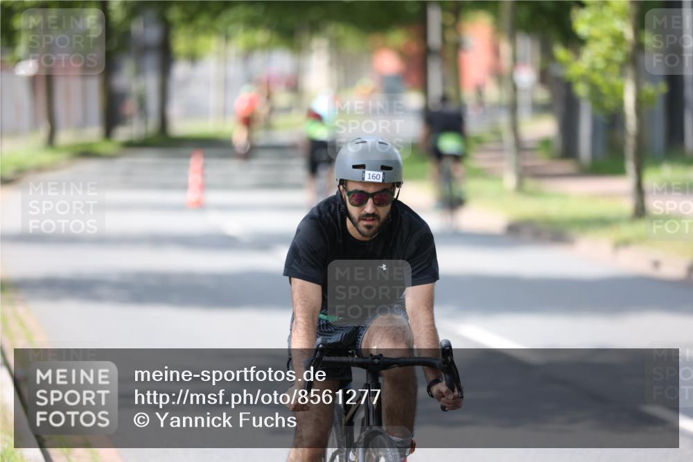 10.08.2025 - GEWOBA Citytriathlon Bremen Yannick Fuchs http://msf.ph/oto/8561277 10.08.2025 14:21:58 Radfahren 160, 211, 253, 258, 283 meine-sportfotos.de