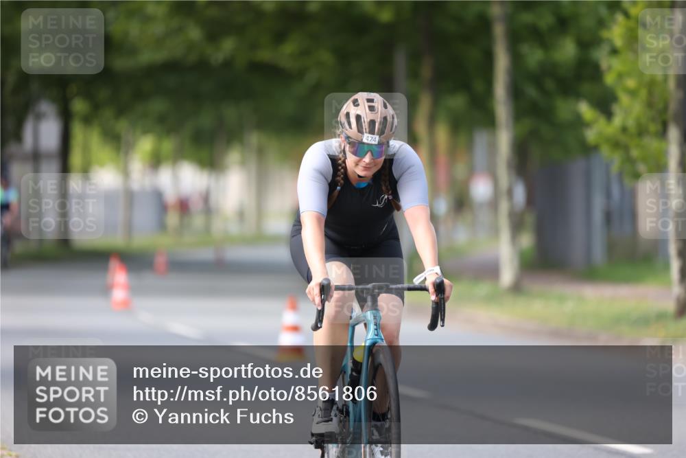 10.08.2025 - GEWOBA Citytriathlon Bremen Yannick Fuchs http://msf.ph/oto/8561806 10.08.2025 14:24:19 Radfahren 169, 436, 474 meine-sportfotos.de