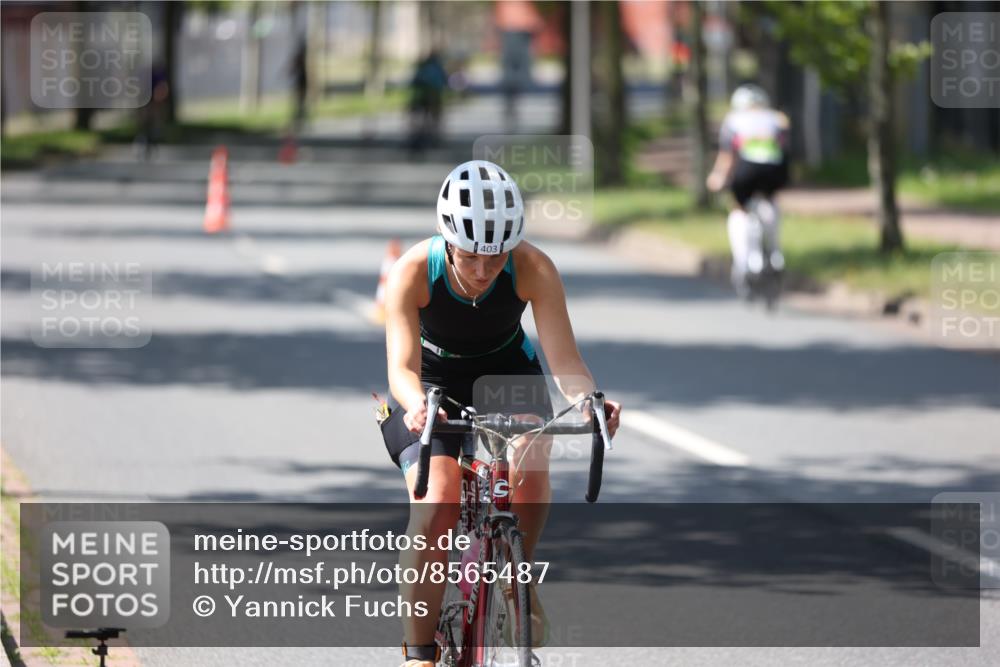 10.08.2025 - GEWOBA Citytriathlon Bremen Yannick Fuchs http://msf.ph/oto/8565487 10.08.2025 14:49:10 Radfahren 318, 351, 373, 401, 403 meine-sportfotos.de
