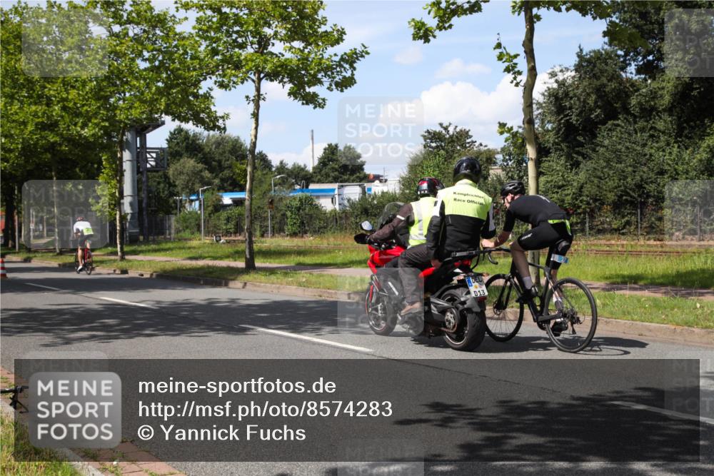 10.08.2025 - GEWOBA Citytriathlon Bremen Yannick Fuchs http://msf.ph/oto/8574283 10.08.2025 14:11:23 Radfahren 70, 161 meine-sportfotos.de