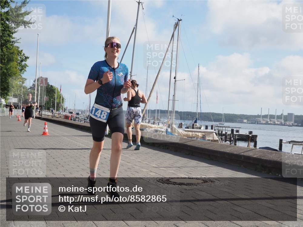 17.08.2025 - KN Förde Triathlon 2025 KatJ http://msf.ph/oto/8582865 17.08.2025 10:03:28 Laufen 126, 148 meine-sportfotos.de