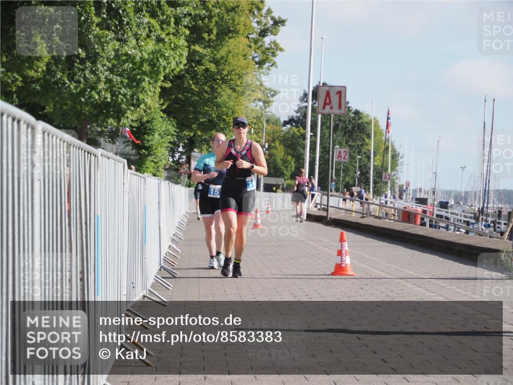 17.08.2025 - KN Förde Triathlon 2025 KatJ http://msf.ph/oto/8583383 17.08.2025 10:06:24 Laufen 146, 151 meine-sportfotos.de