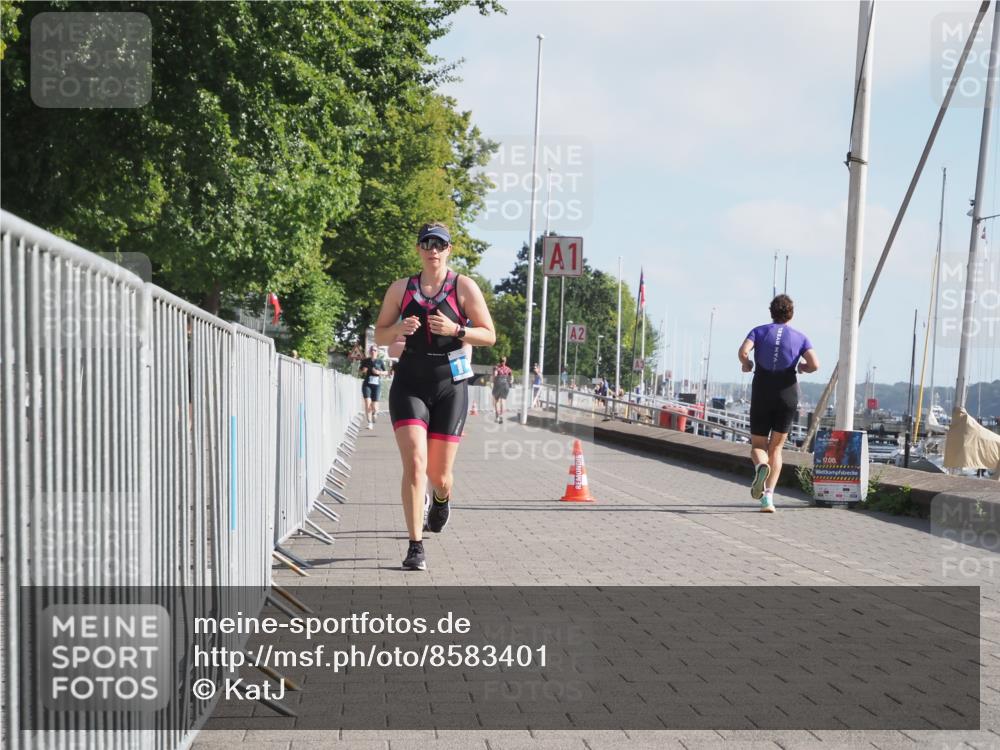 17.08.2025 - KN Förde Triathlon 2025 KatJ http://msf.ph/oto/8583401 17.08.2025 10:06:26 Laufen 146, 151 meine-sportfotos.de