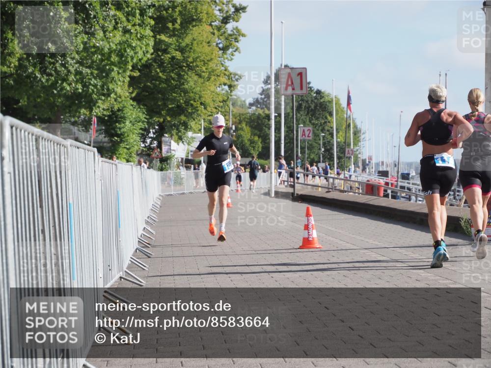 17.08.2025 - KN Förde Triathlon 2025 KatJ http://msf.ph/oto/8583664 17.08.2025 10:07:10 Laufen 150 meine-sportfotos.de