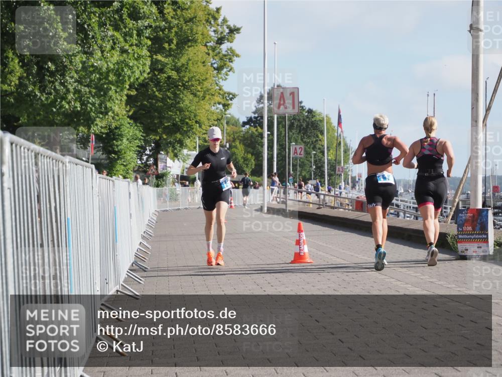 17.08.2025 - KN Förde Triathlon 2025 KatJ http://msf.ph/oto/8583666 17.08.2025 10:07:11 Laufen 150 meine-sportfotos.de