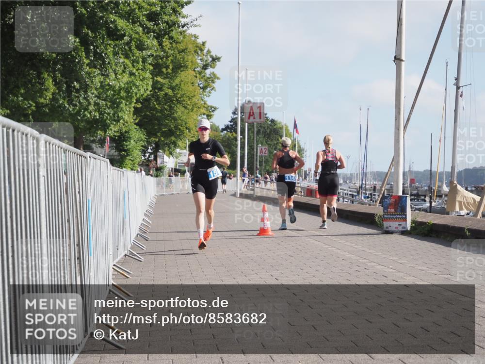 17.08.2025 - KN Förde Triathlon 2025 KatJ http://msf.ph/oto/8583682 17.08.2025 10:07:12 Laufen 150 meine-sportfotos.de
