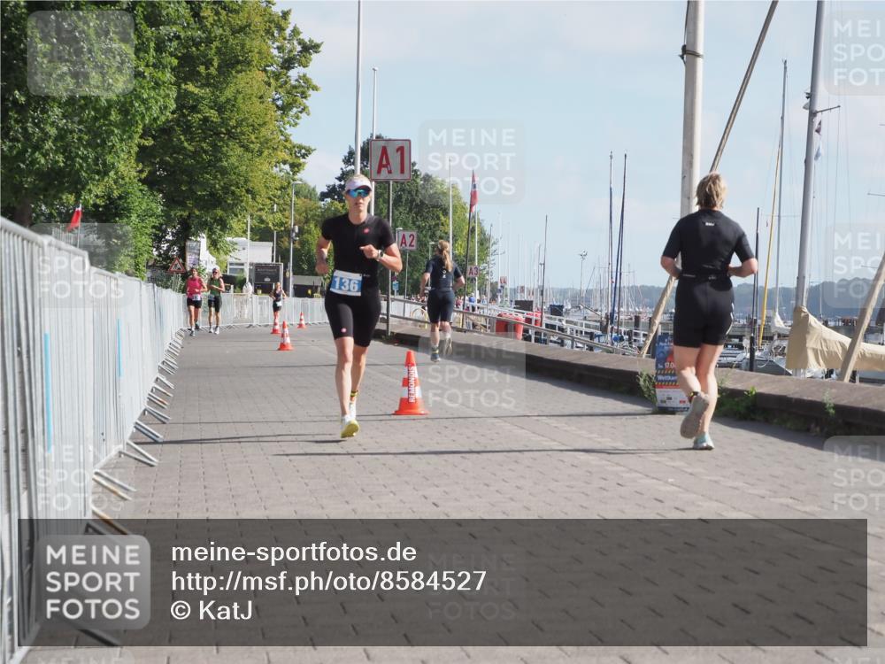 17.08.2025 - KN Förde Triathlon 2025 KatJ http://msf.ph/oto/8584527 17.08.2025 10:09:33 Laufen 136, 162 meine-sportfotos.de