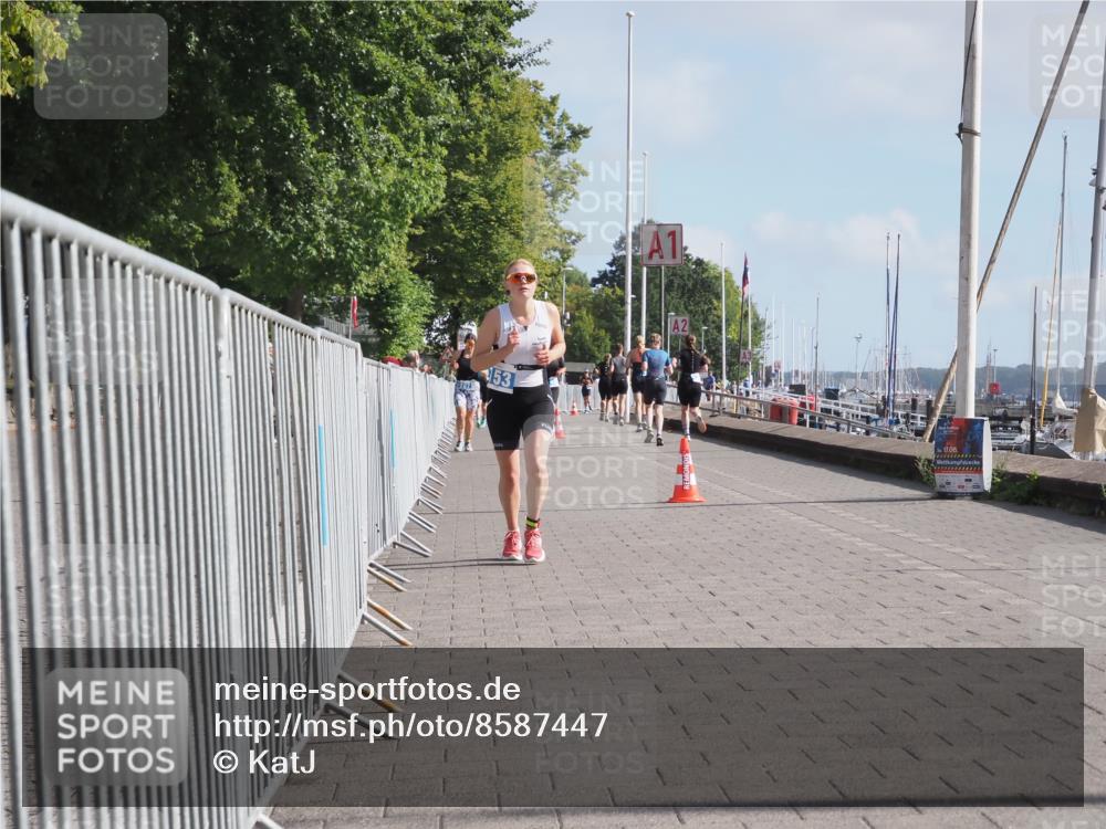 17.08.2025 - KN Förde Triathlon 2025 KatJ http://msf.ph/oto/8587447 17.08.2025 10:12:56 Laufen 153, 168 meine-sportfotos.de