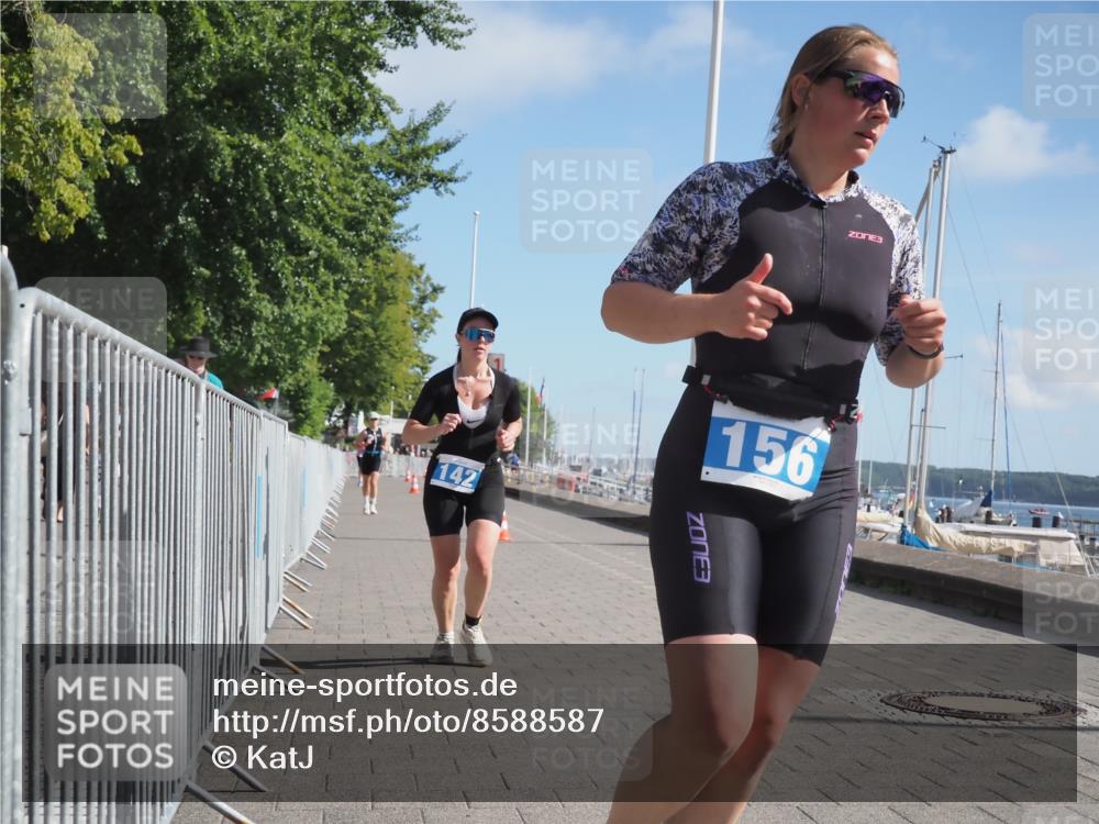 17.08.2025 - KN Förde Triathlon 2025 KatJ http://msf.ph/oto/8588587 17.08.2025 10:39:42 Laufen 142, 156, 159, 186 meine-sportfotos.de