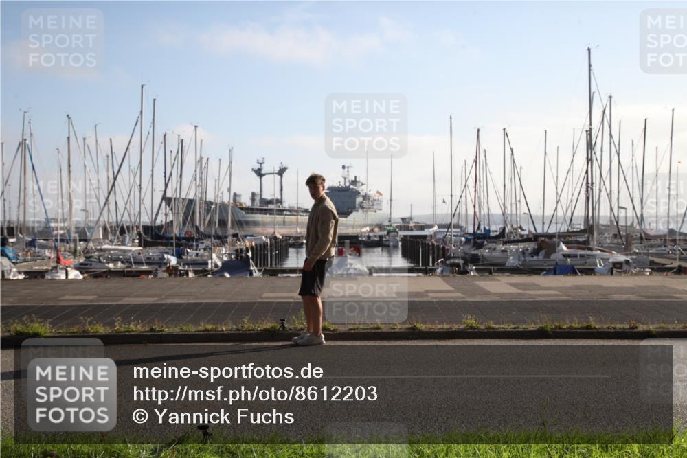 17.08.2025 - KN Förde Triathlon 2025 Yannick Fuchs http://msf.ph/oto/8612203 17.08.2025 08:35:21 Radfahren  meine-sportfotos.de