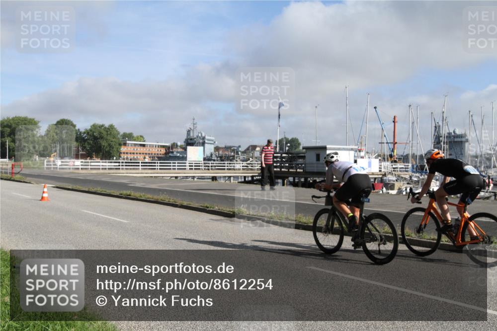 17.08.2025 - KN Förde Triathlon 2025 Yannick Fuchs http://msf.ph/oto/8612254 17.08.2025 09:18:39 Radfahren 117, 125, 157 meine-sportfotos.de